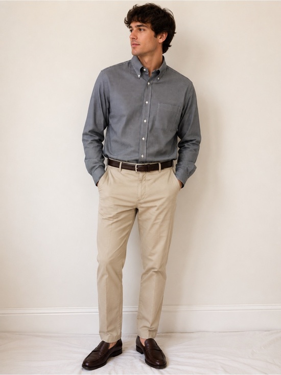 Lauren Ralph Lauren Other - NWOT Lauren Ralph Lauren Soft Stretch Shirt Men’s Large Gray Check Regular Fit